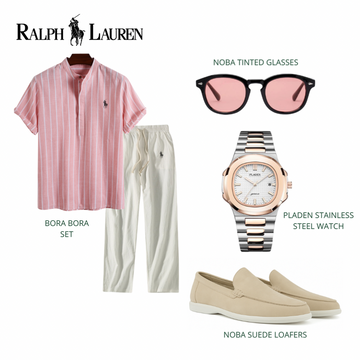 Men’s Premium Outfit Set: Ralph Lauren Zanzibar Set with Accessories
