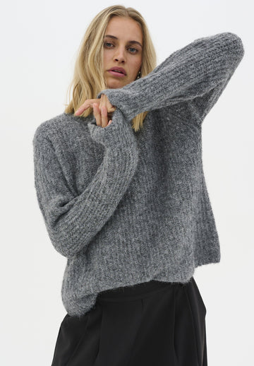 MEENA - Maglione - iron grey melange