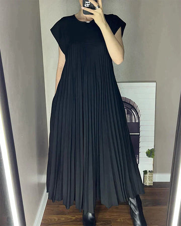 Eleonora - Vestito Senza Maniche con Pieghe