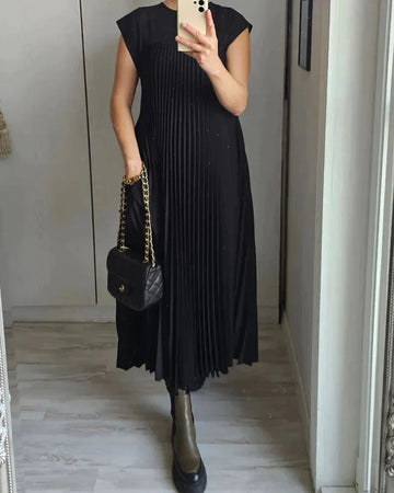 Eleonora - Vestito Senza Maniche con Pieghe
