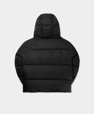 Black Monogram Short Puffer Jacket