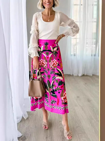 Laura - Abito Elegante con Fiori