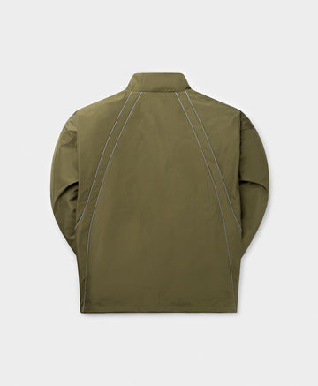 Green Taye Logo Relaxed Track Jacket