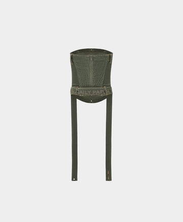 Cardamom Green Territory Velvet Corset