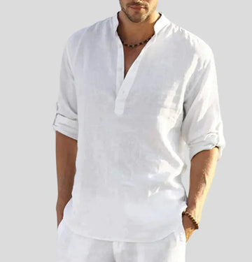 Carlo - Camicia in Lino per Uomo