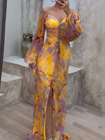 Cristina - Abito Elegante con Scollo a V
