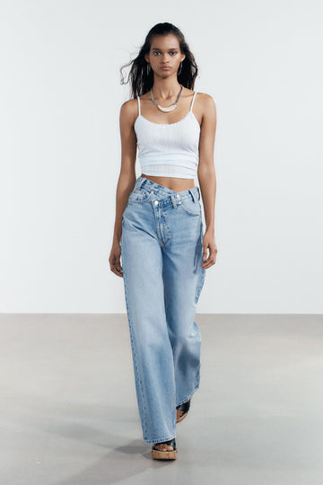 WIDE-LEG TRF JEANS