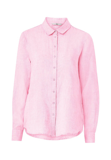 Camicia in Lino Melange