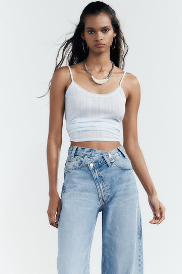 WIDE-LEG TRF JEANS