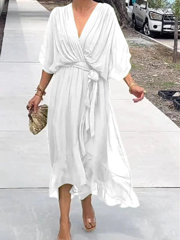 Ginevra - Abito Elegante con Scollatura a V